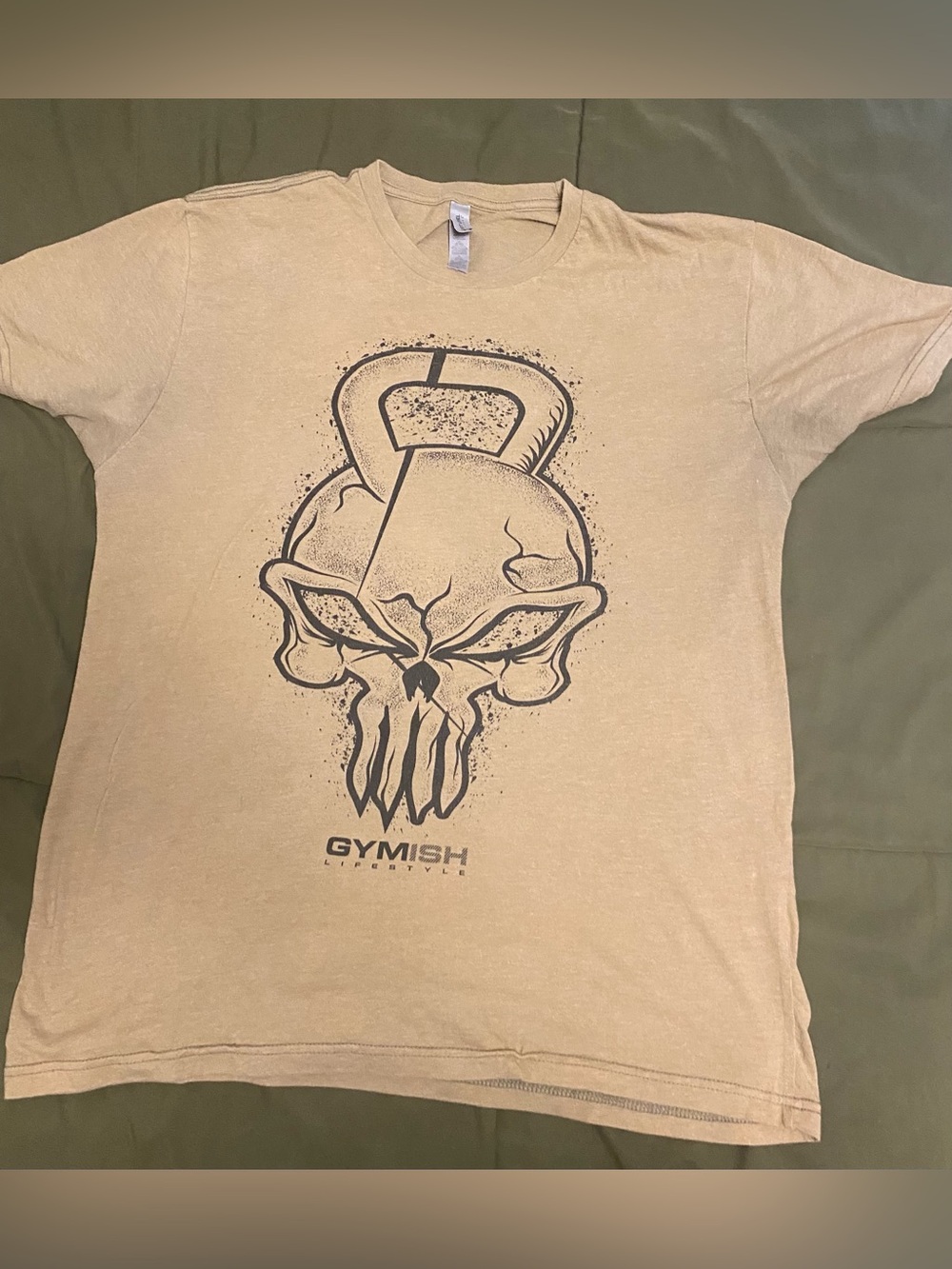 Black Skull Kettlebell Graphic t-shirt